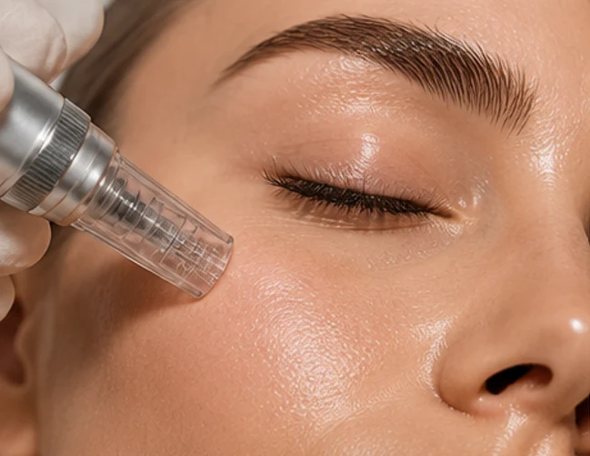 Professional Dermapen microneedling treatment